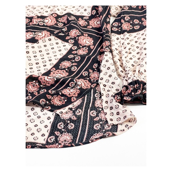 Free People Tunic floral printed blouse Size small - Picture 6 of 7